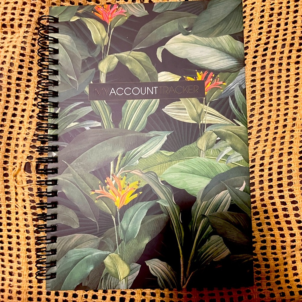 Account business tracker book new without tags. Never used super cute set of 2